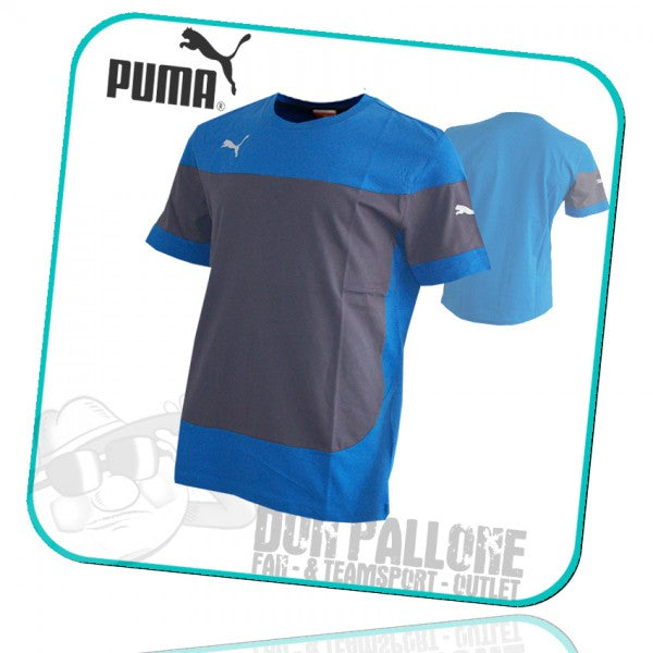 Puma Indomitable Leisure Tee Shirt blau