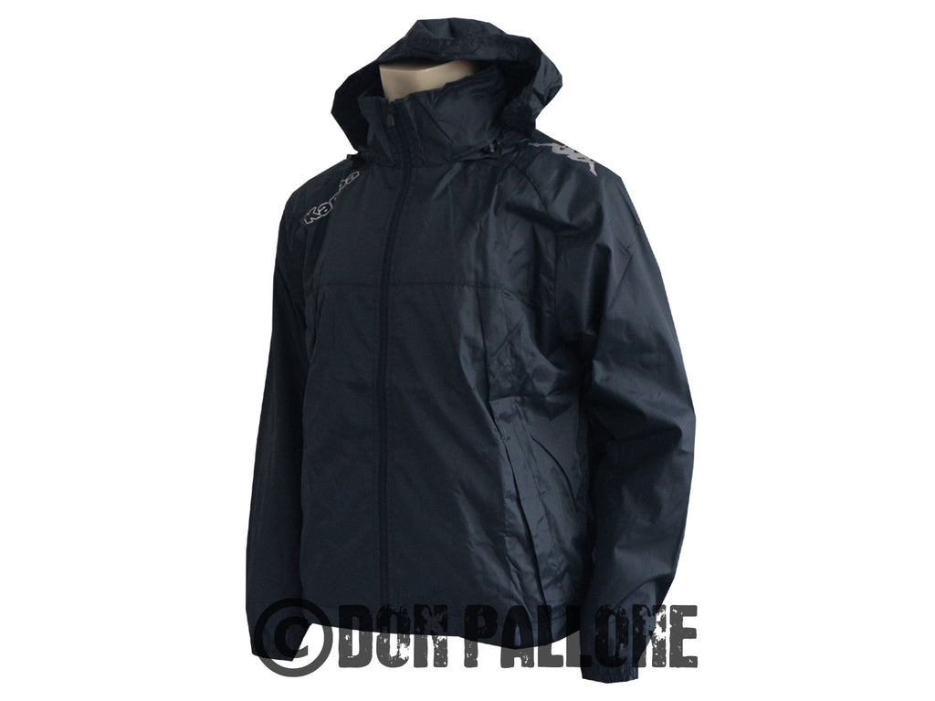 Kappa Pocojack Jr.Rain Jacket / Kinder Regenjacke -schwarz-