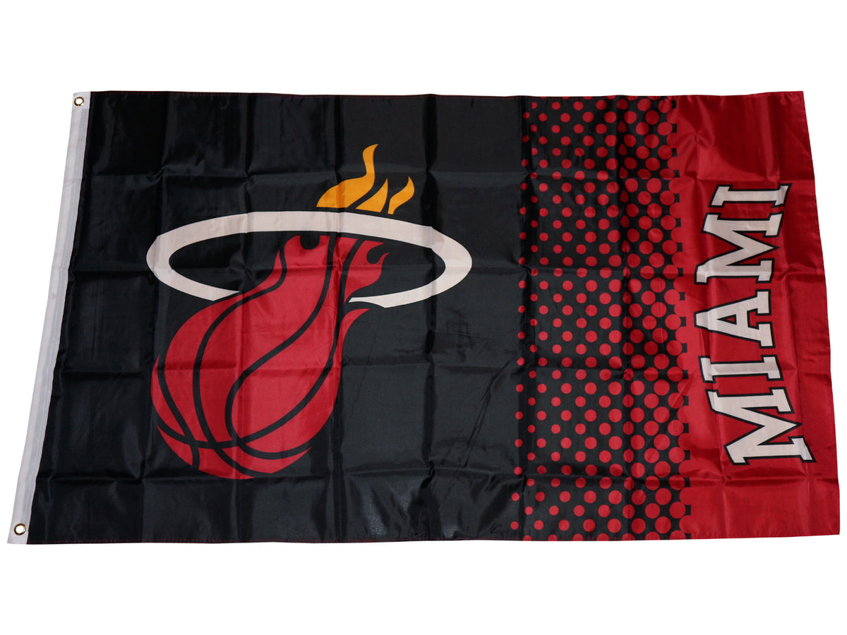 Miami Heat Fahne NBA Fade Flag