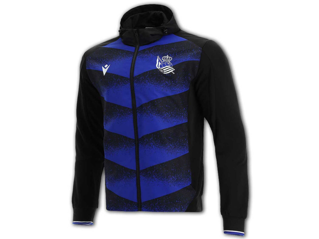 Macron Real Sociedad Warm Up Kapuzenjacke