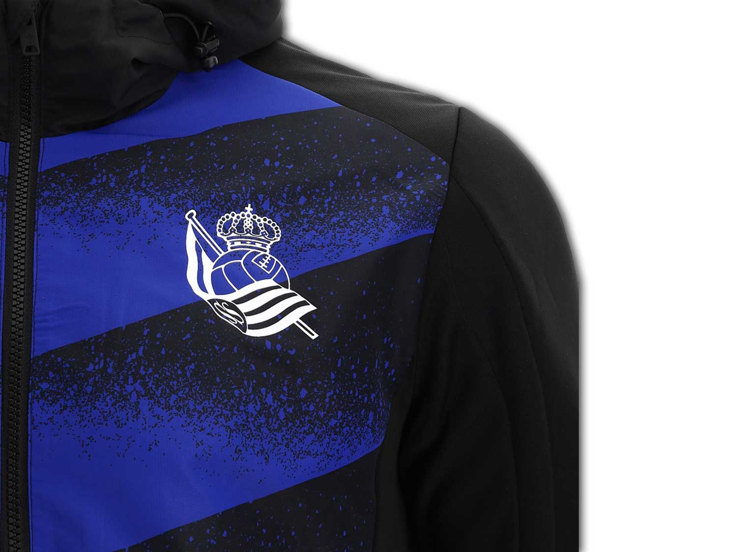 Macron Real Sociedad Warm Up Kapuzenjacke