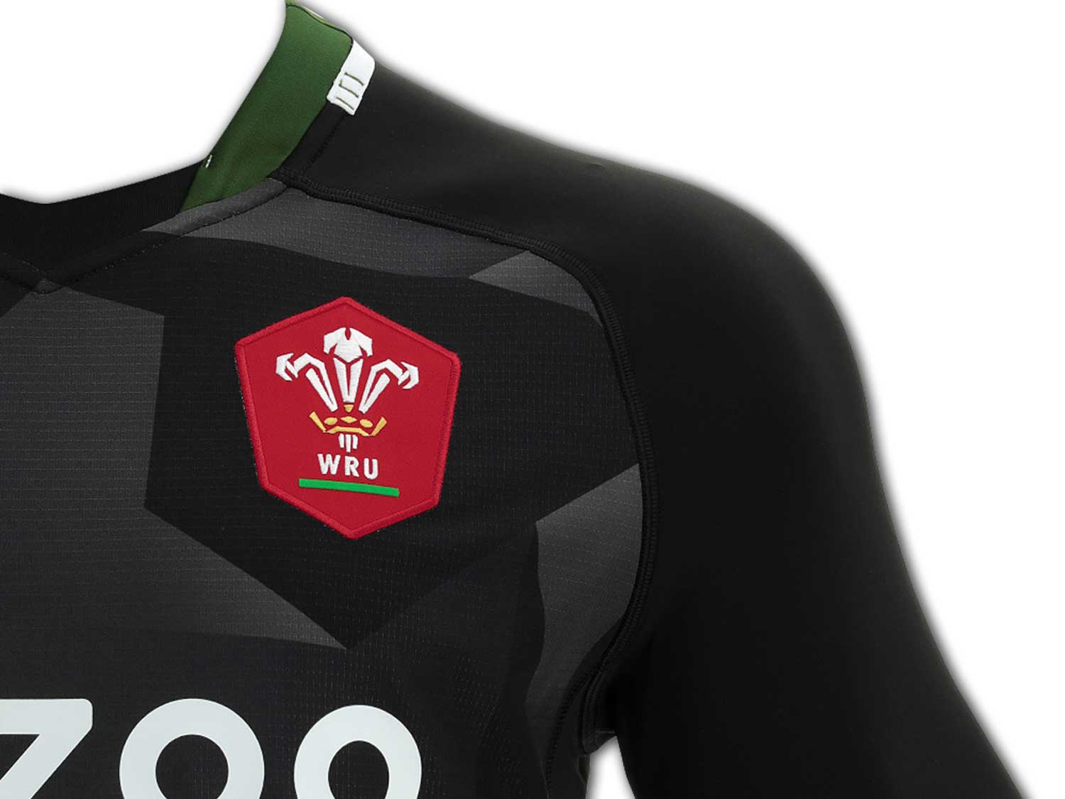 Macron WRU Wales Alternate Pro Shirt M23