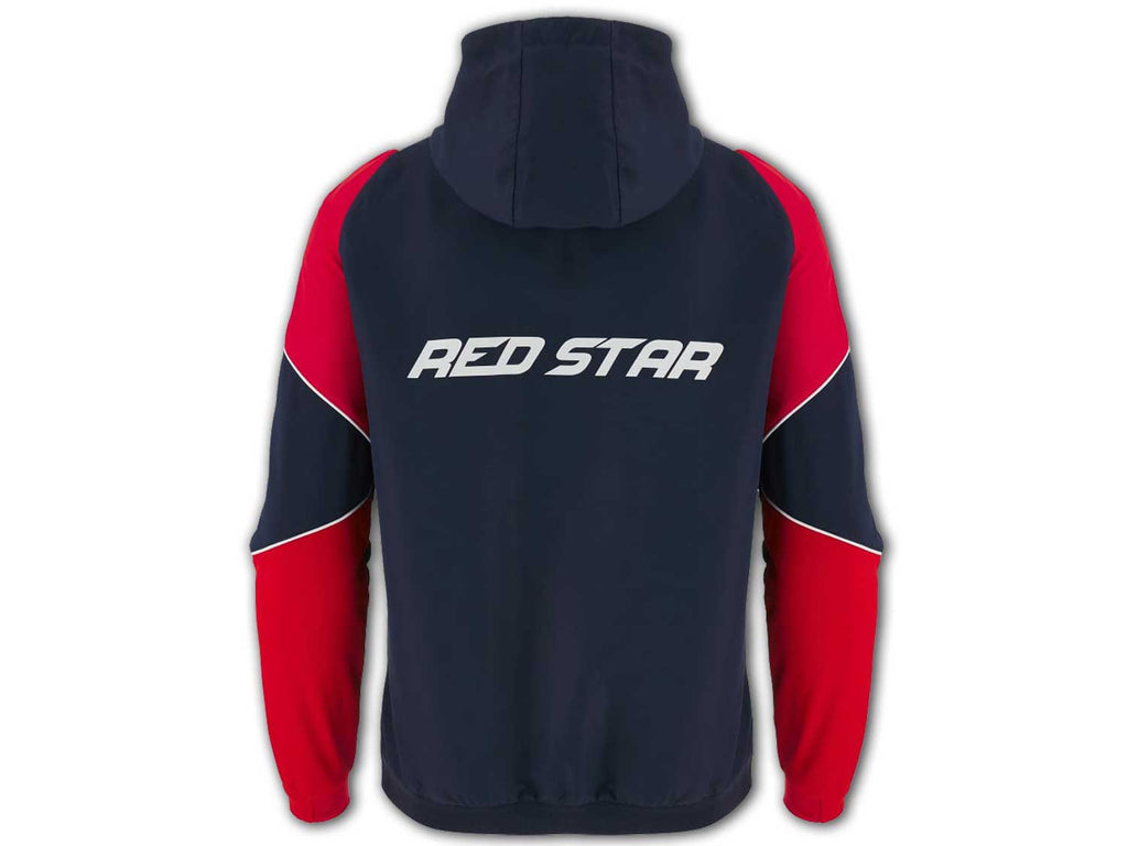 Macron Roter Stern Belgrad Kapuzenjacke
