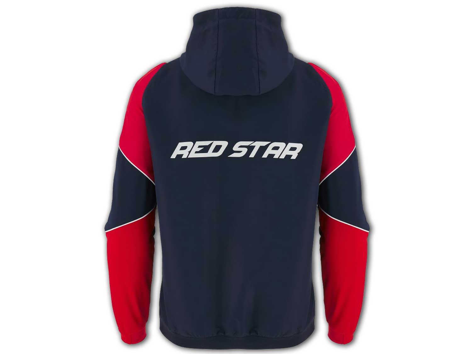 Macron Roter Stern Belgrad Kapuzenjacke