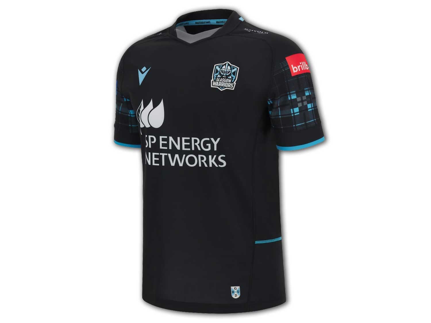 Macron Glasgow Warriors Rugby Home Jersey 23 24