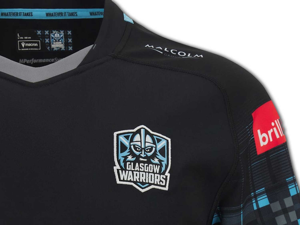 Macron Glasgow Warriors Rugby Home Jersey 23 24