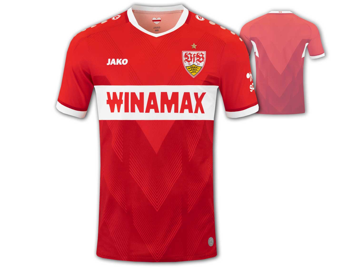 JAKO VfB Stuttgart Auswärtstrikot 24 25