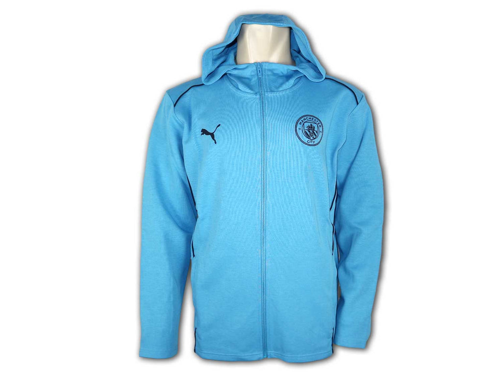 Puma Manchester City Casuals Hooded Jacket 24 25
