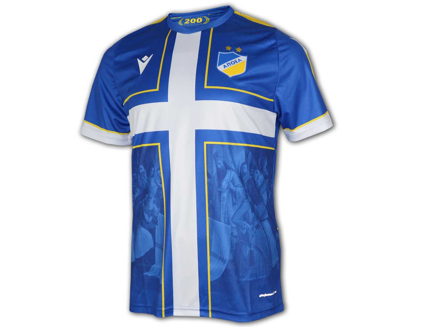 Macron Apoel & Asteras 200 Celebration Shirt
