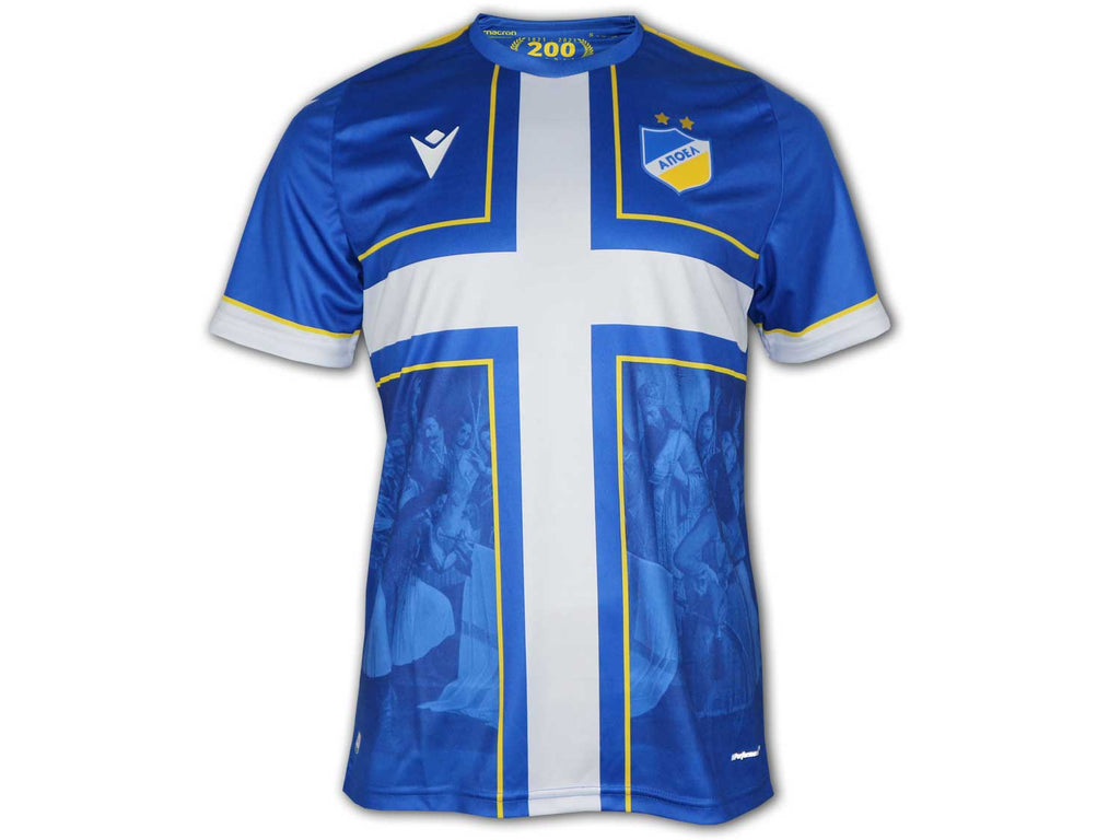 Macron Apoel & Asteras 200 Celebration Shirt